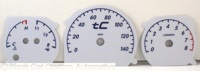 Scion tC White Gauge Face